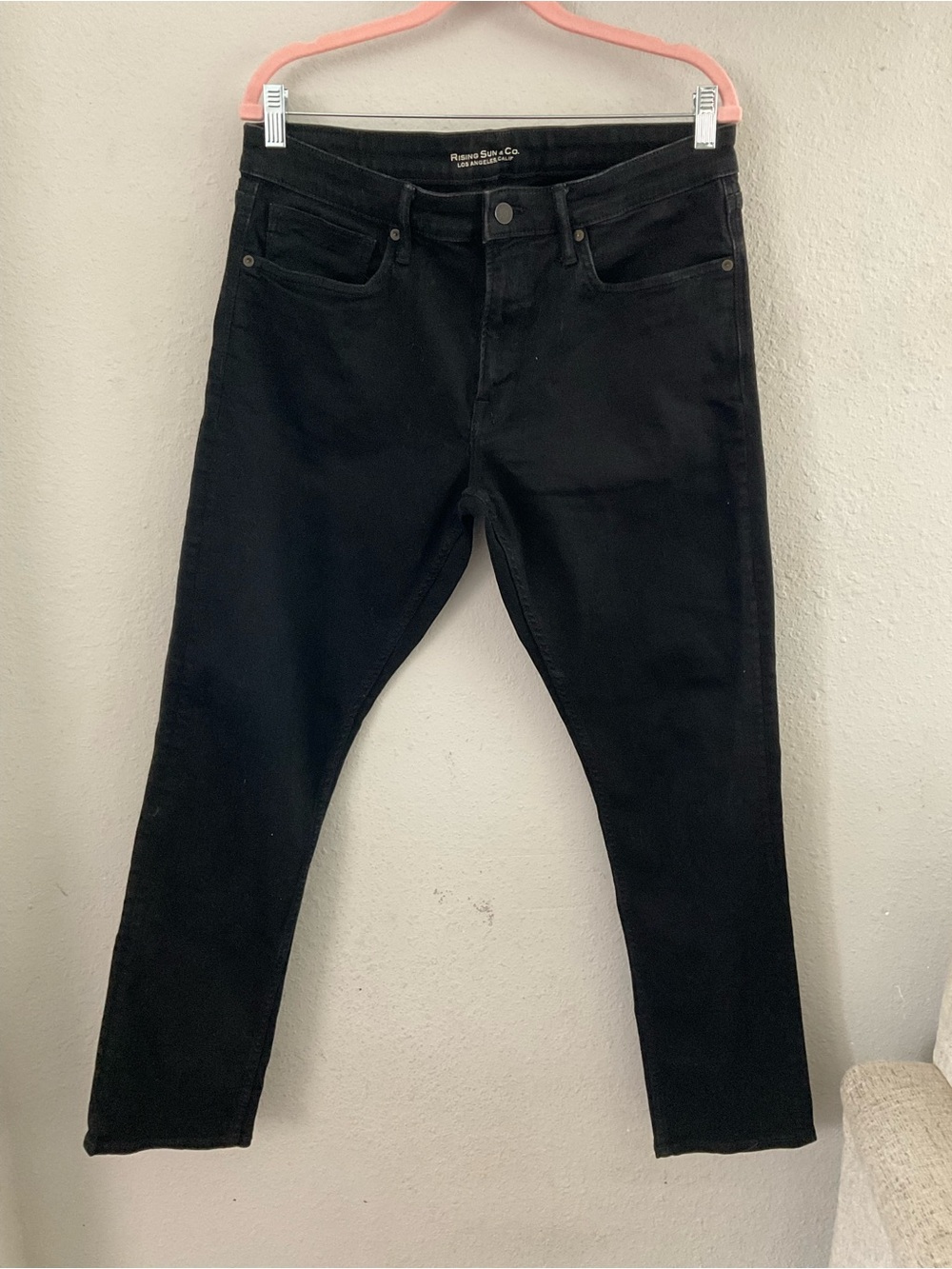 Slim Black Jeans for Men by